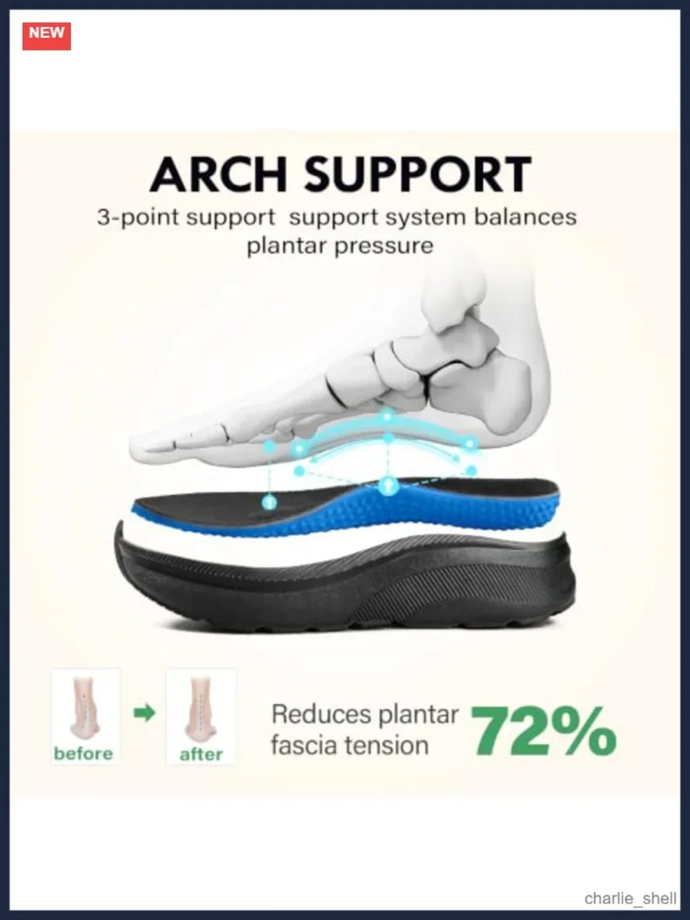 Men's Hands-Free Slip-On Orthopedic Walking Shoes Wide Toe Box Arch Support